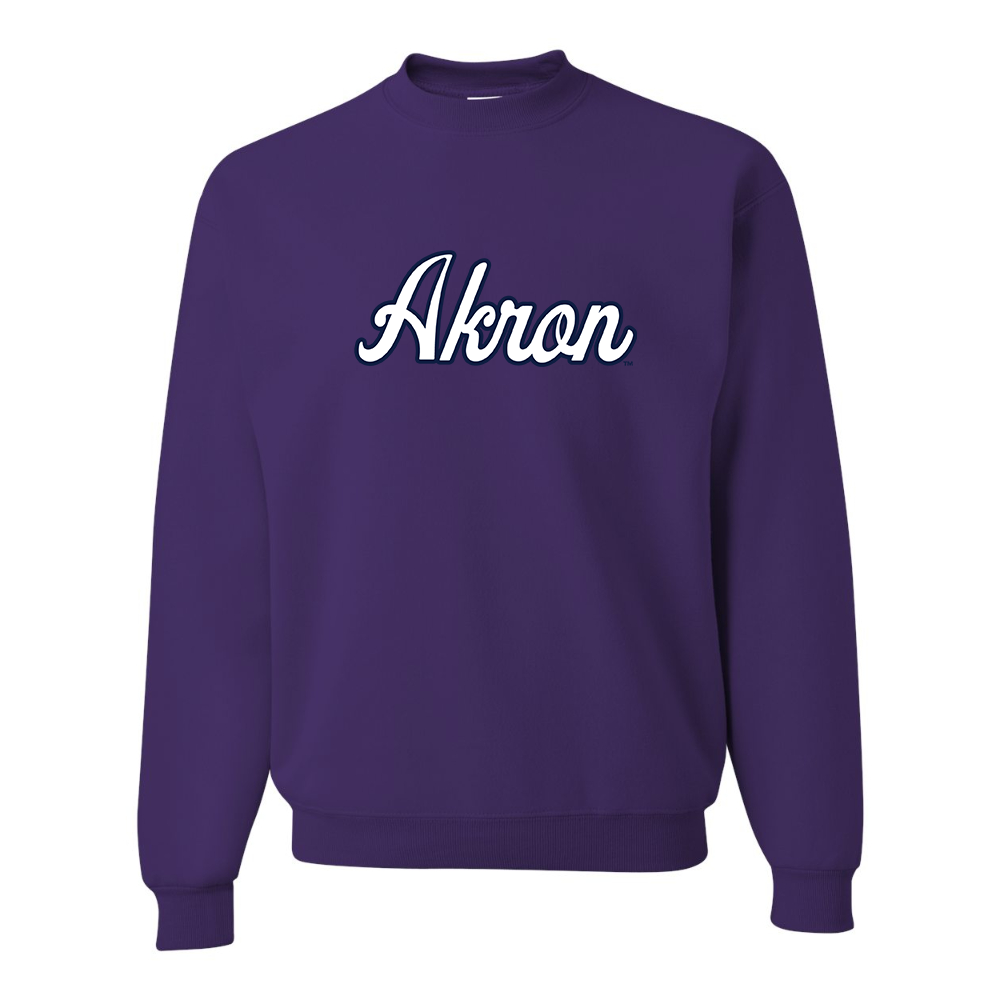 Men's Akron Zips   JERZEES NuBlend Crewneck Sweatshirt