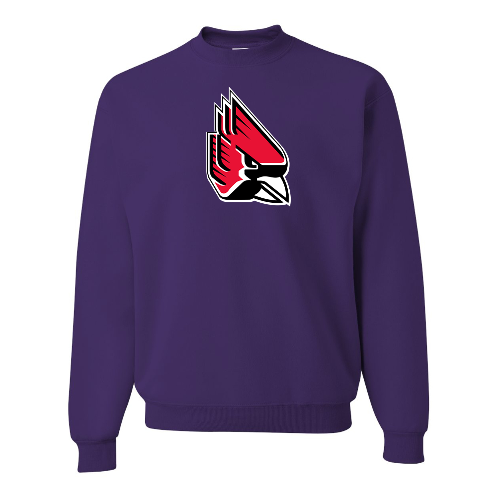 Men's   Ball State Cardinals JERZEES NuBlend Crewneck Sweatshirt
