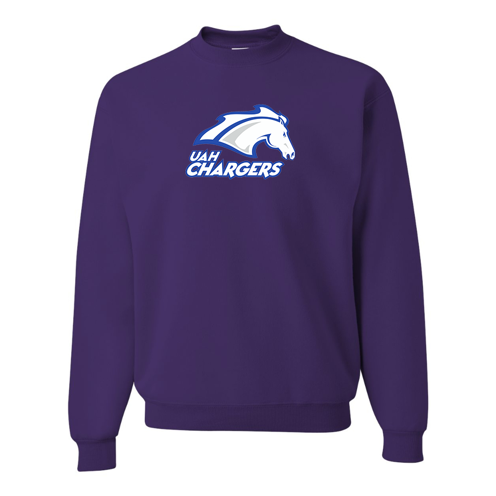 Men's Alabama Huntsville Chargers JERZEES NuBlend Crewneck Sweatshirt