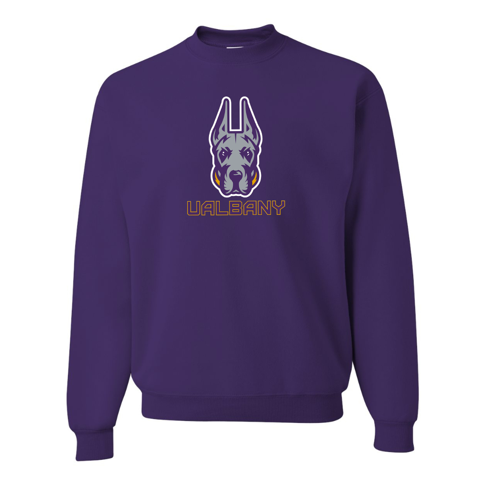 Men's Albany Great Danes  JERZEES NuBlend Crewneck Sweatshirt
