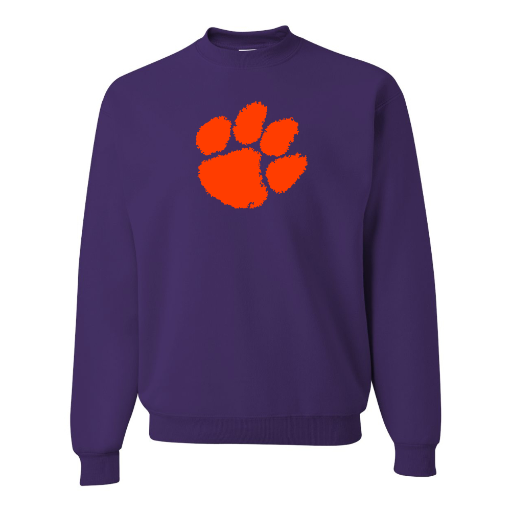 Men's Clemson Tigers JERZEES NuBlend Crewneck Sweatshirt