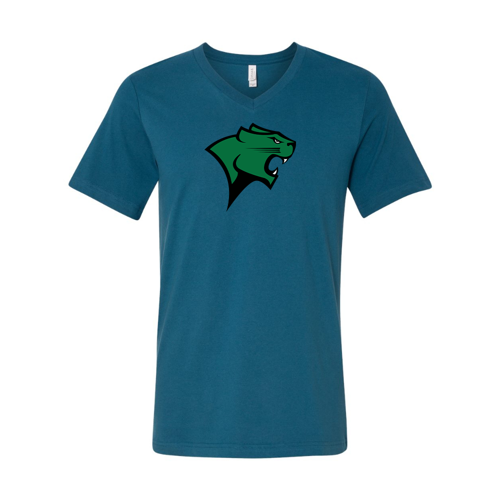 Chicago State Cougars BELLA  CANVAS - Jersey V-Neck T-Shirt
