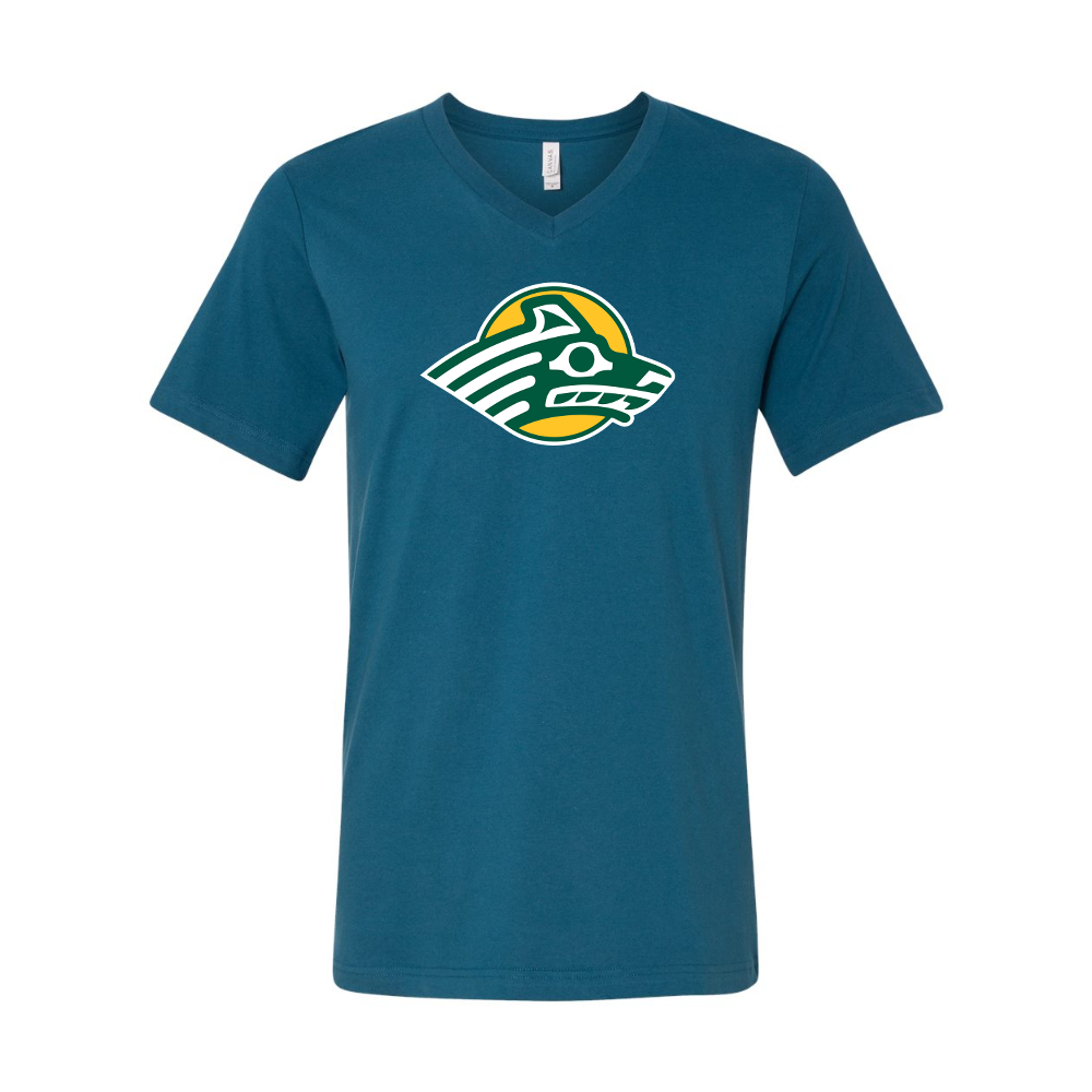 Alaska Anchorage Seawolves   BELLA  CANVAS - Jersey V-Neck T-Shirt