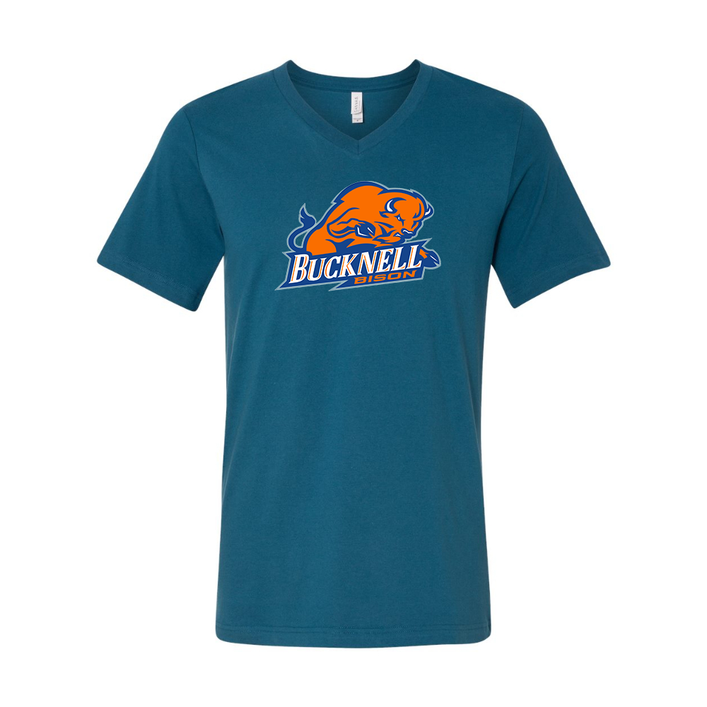 Bucknell Bison BELLA  CANVAS - Jersey V-Neck T-Shirt