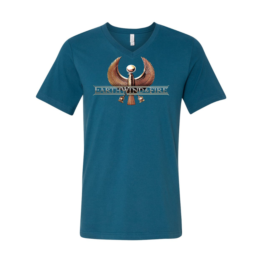 Earth Wind & Fire BELLA  CANVAS - Jersey V-Neck T-Shirt