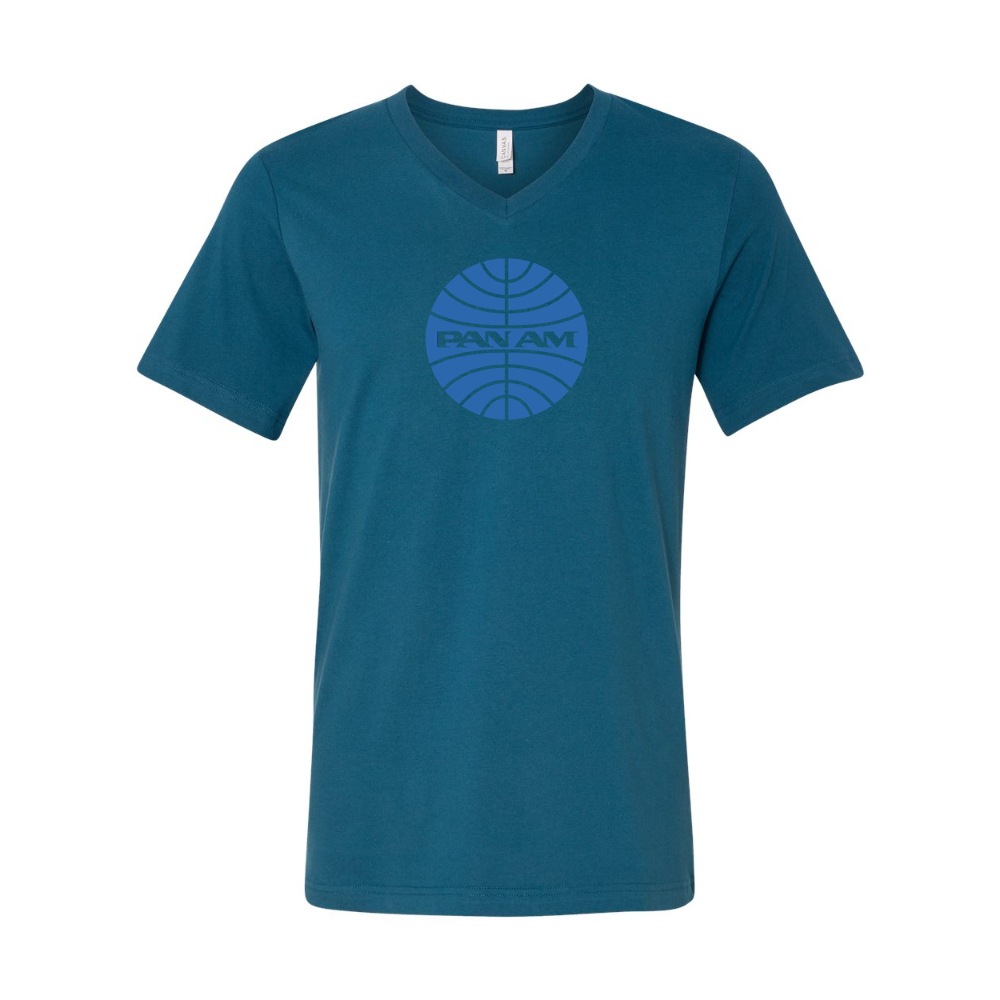 Pan Am  BELLA  CANVAS - Jersey V-Neck T-Shirt