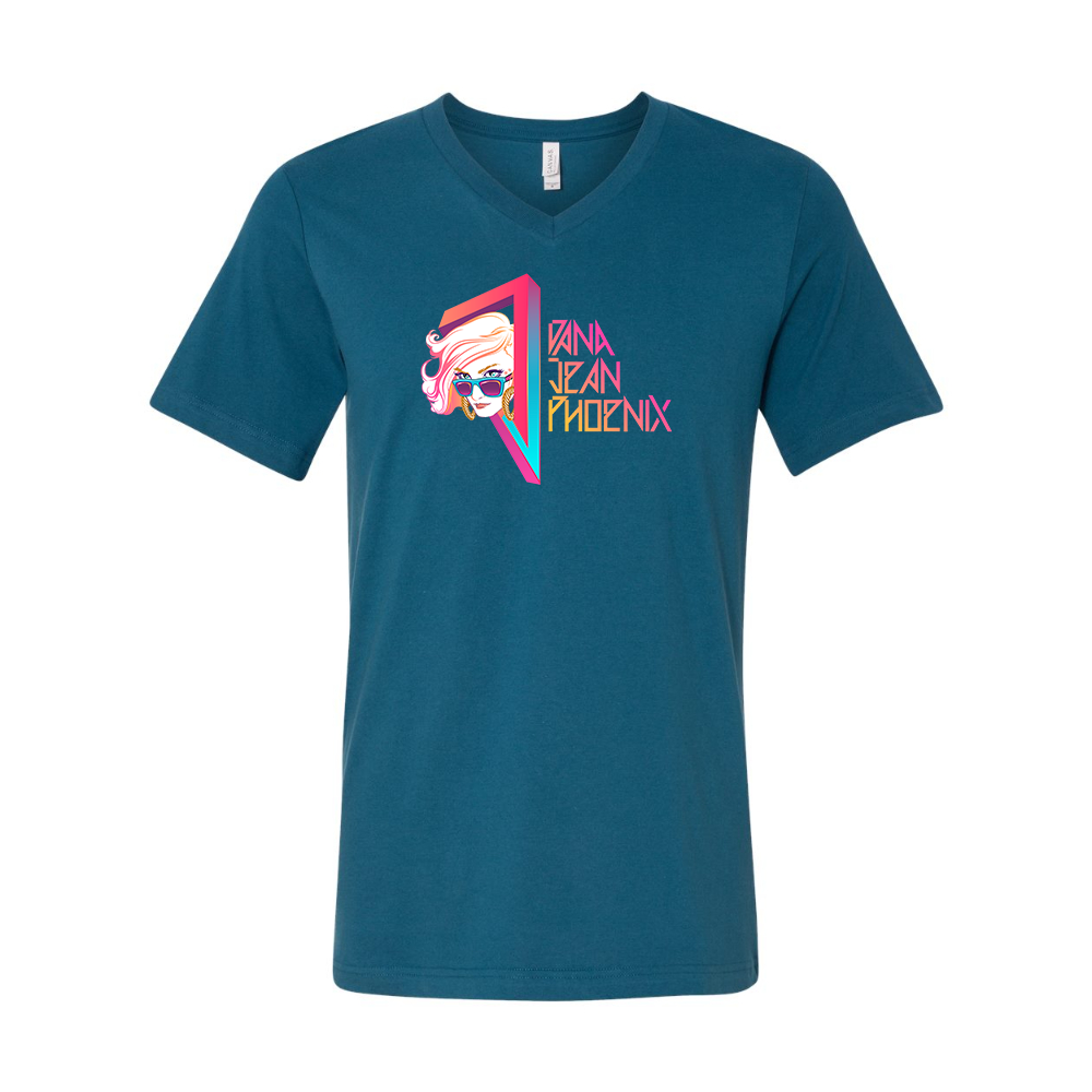 Dana Jean Phoenix BELLA  CANVAS - Jersey V-Neck T-Shirt