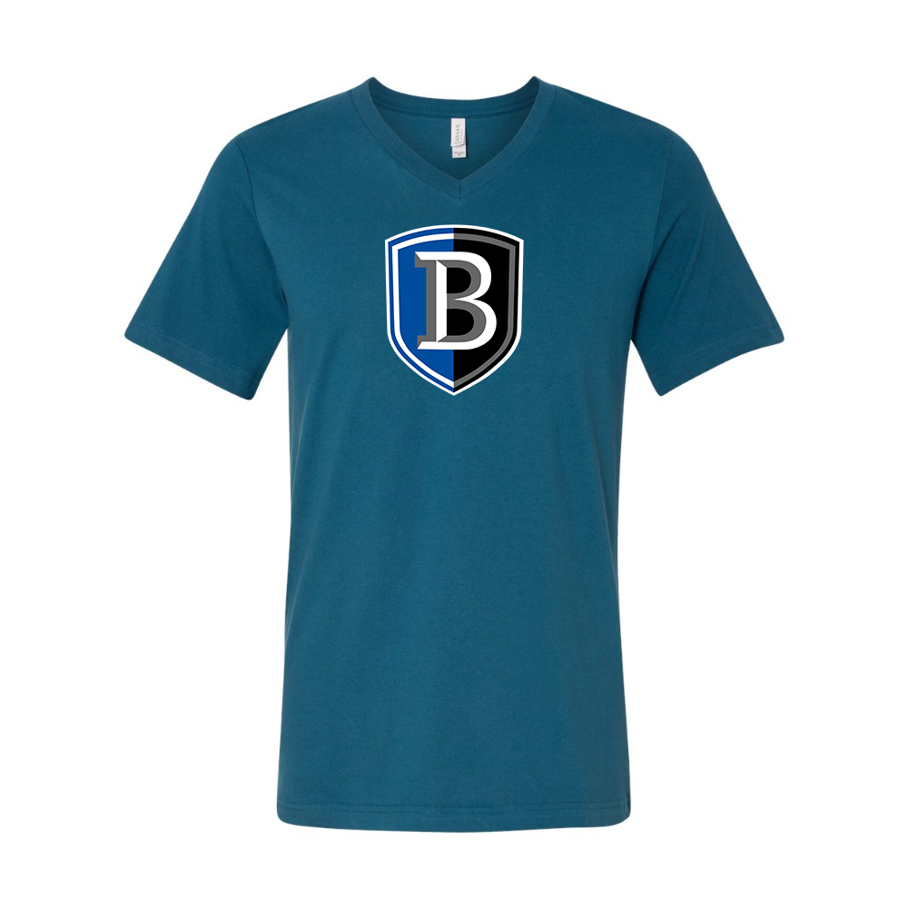 Bentley Falcons BELLA  CANVAS - Jersey V-Neck T-Shirt