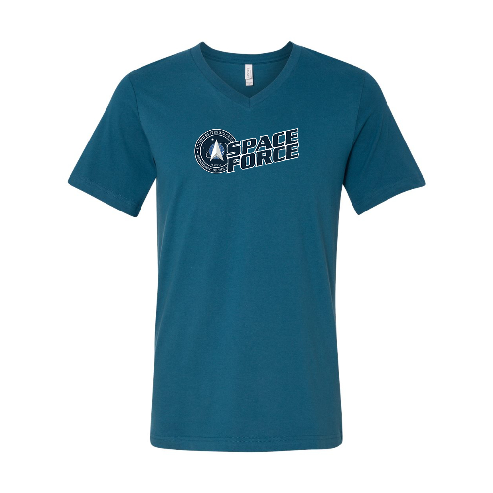 Space Force  BELLA  CANVAS - Jersey V-Neck T-Shirt