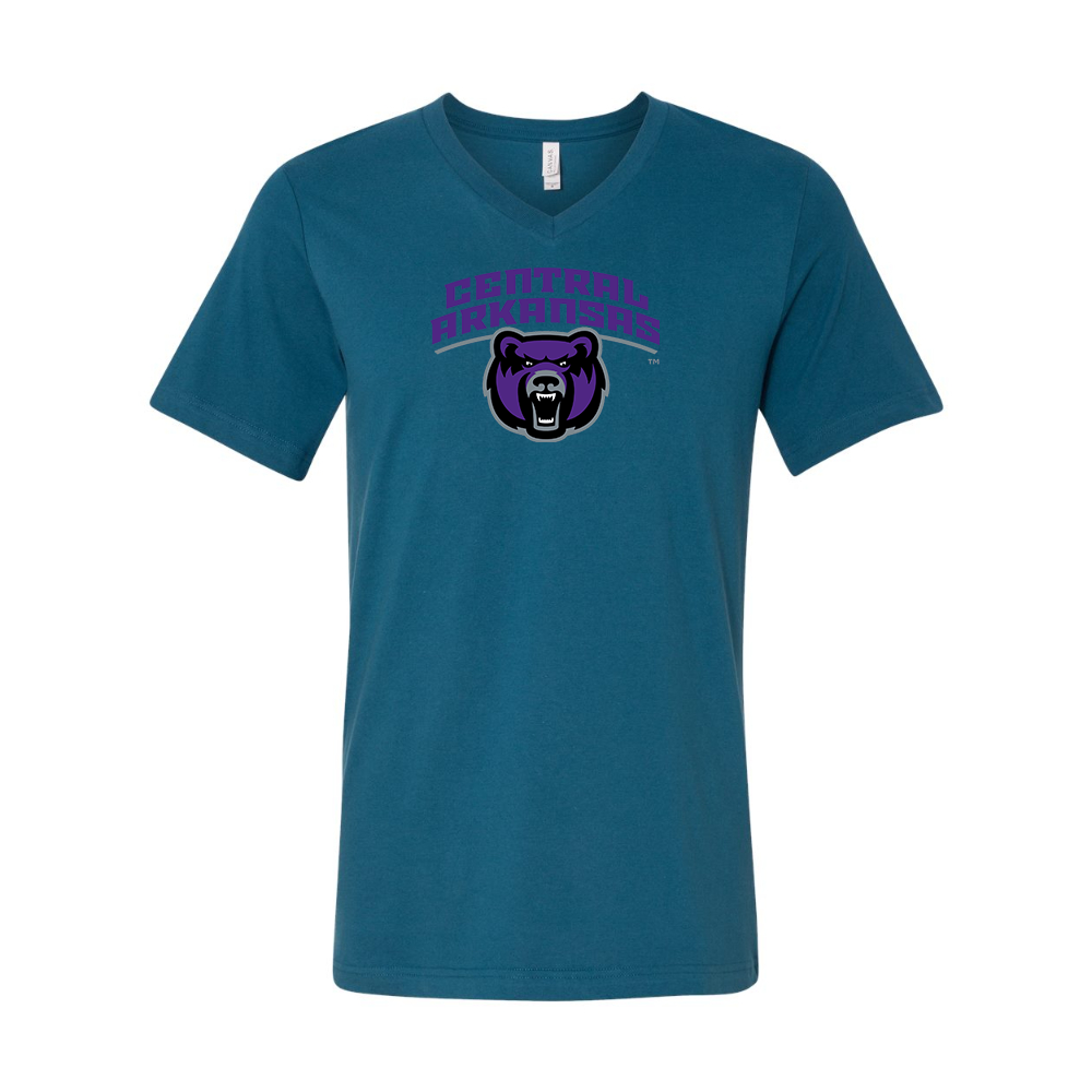Central Arkansas Bears  BELLA  CANVAS - Jersey V-Neck T-Shirt