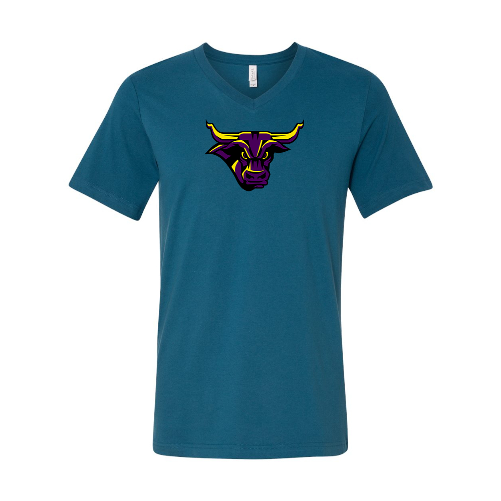 Minnesota State Mavericks  BELLA  CANVAS - Jersey V-Neck T-Shirt