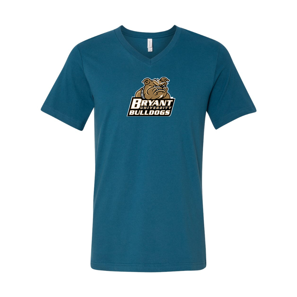 Bryant Bulldogs BELLA  CANVAS - Jersey V-Neck T-Shirt