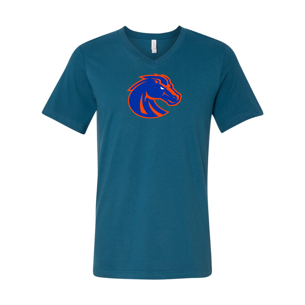 Boise State Broncos  BELLA  CANVAS - Jersey V-Neck T-Shirt