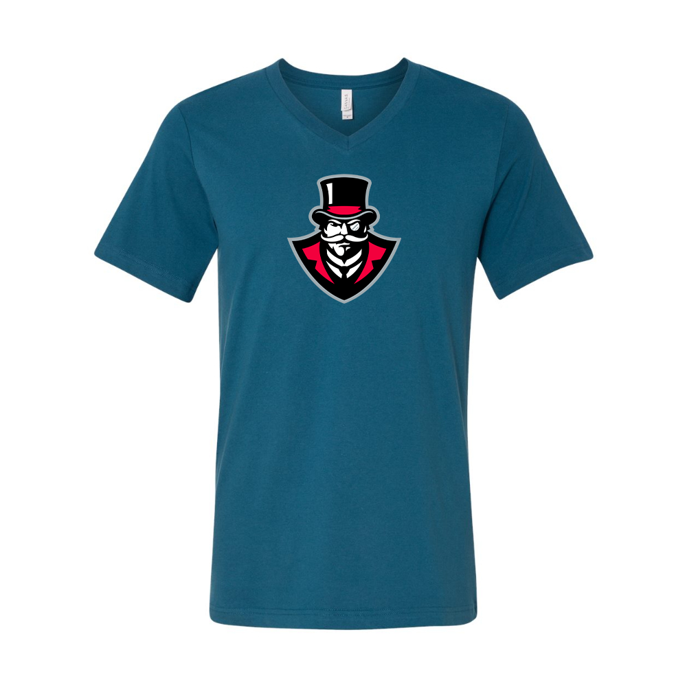 Austin Peay Governors BELLA  CANVAS - Jersey V-Neck T-Shirt