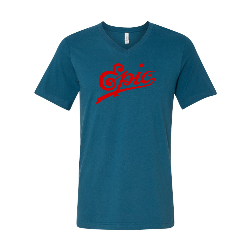 Epic Records BELLA  CANVAS - Jersey V-Neck T-Shirt