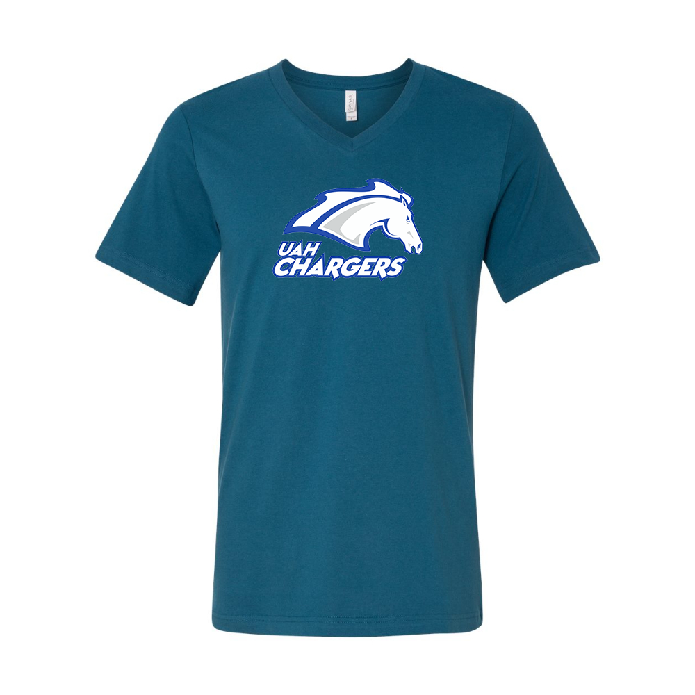 Alabama Huntsville Chargers  BELLA  CANVAS - Jersey V-Neck T-Shirt