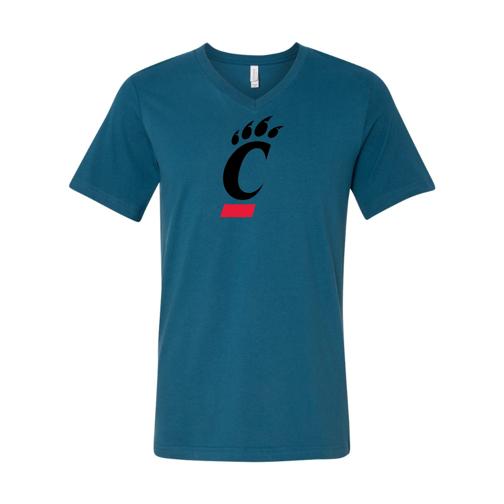 Cincinnati Bearcats BELLA  CANVAS - Jersey V-Neck T-Shirt