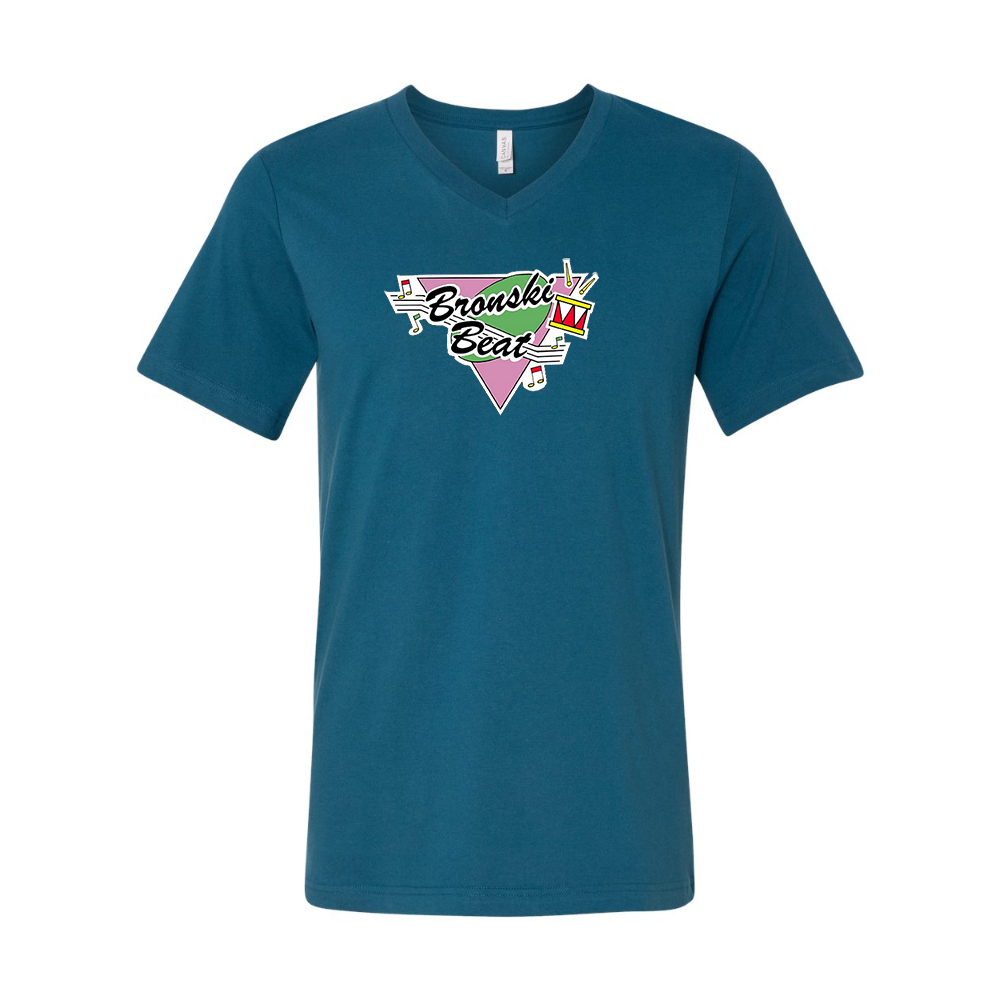 Bronski Beat BELLA  CANVAS - Jersey V-Neck T-Shirt