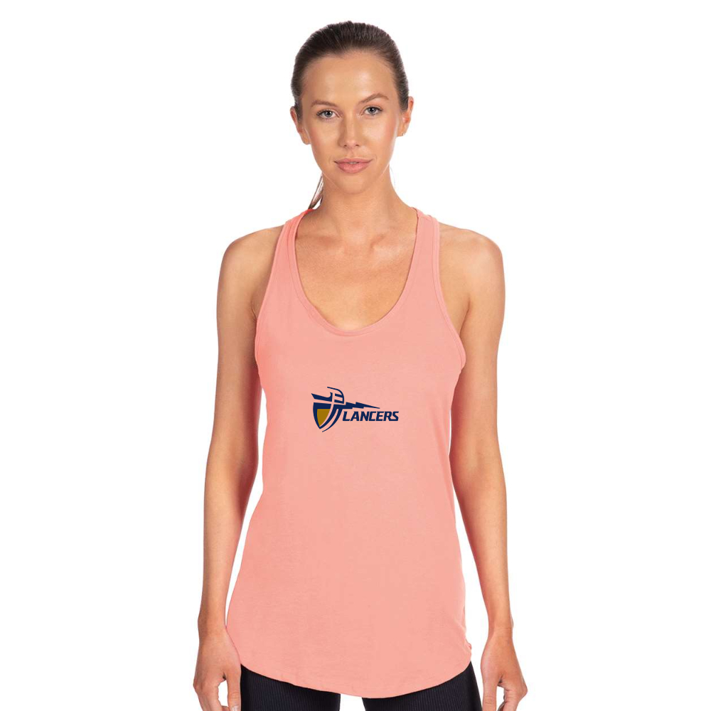 Women's California Baptist Lancers  Next Level Ideal Racerback Tank