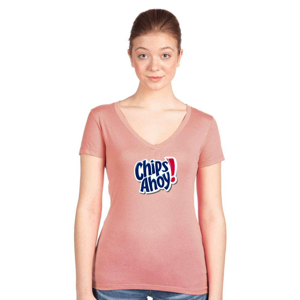 Women's Chips Ahoy Next Level V-Neck T-Shirt