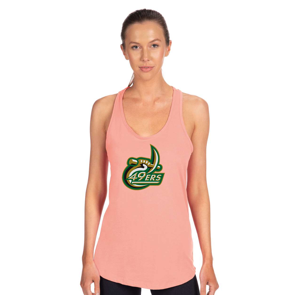 Women's Charlotte 49ers Next Level Ideal Racerback Tank