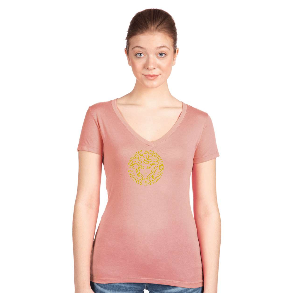 Women's   Versace Thumbnail  Next Level V-Neck T-Shirt