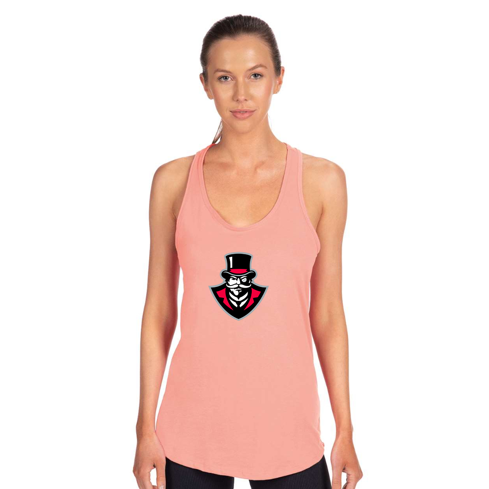 Women's Austin Peay Governors  Next Level Ideal Racerback Tank