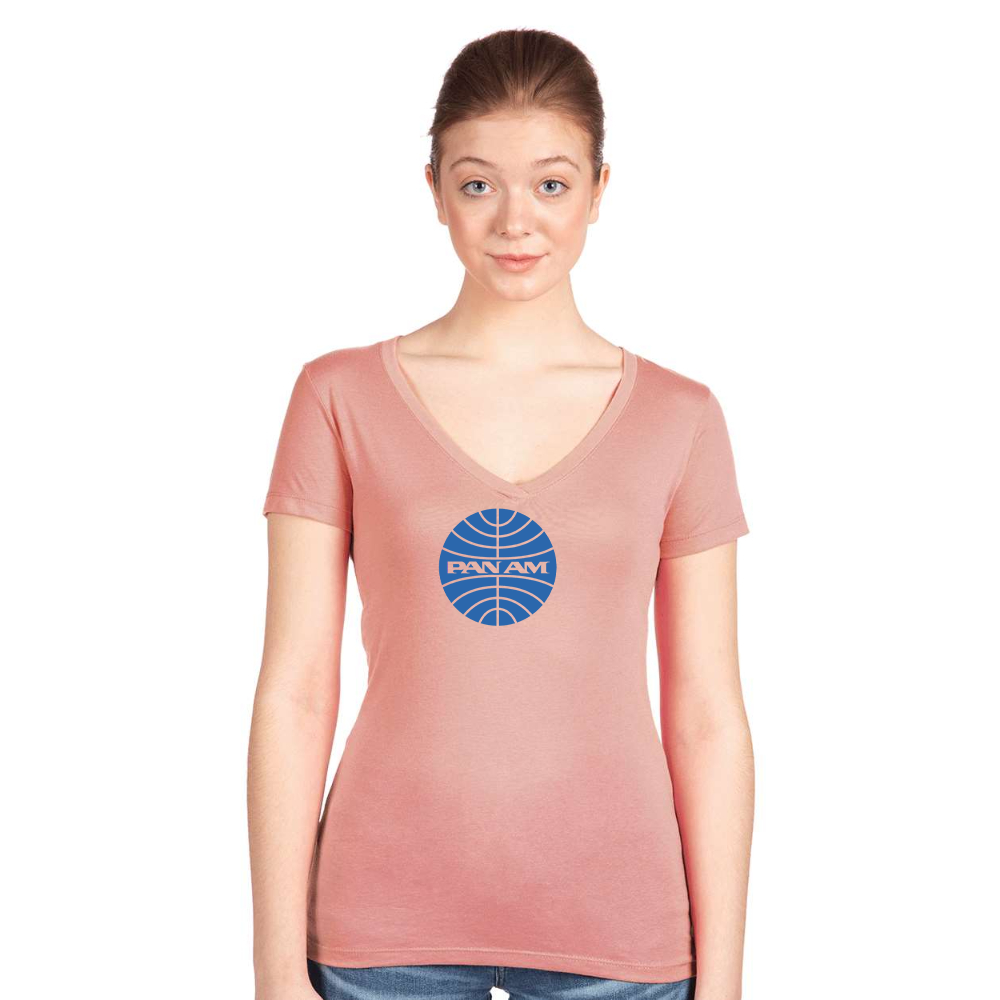 Women's Pan Am  Next Level V-Neck T-Shirt