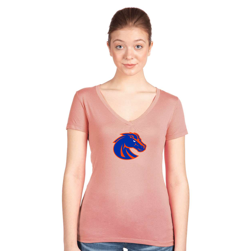 Women's Boise State Broncos   Next Level V-Neck T-Shirt
