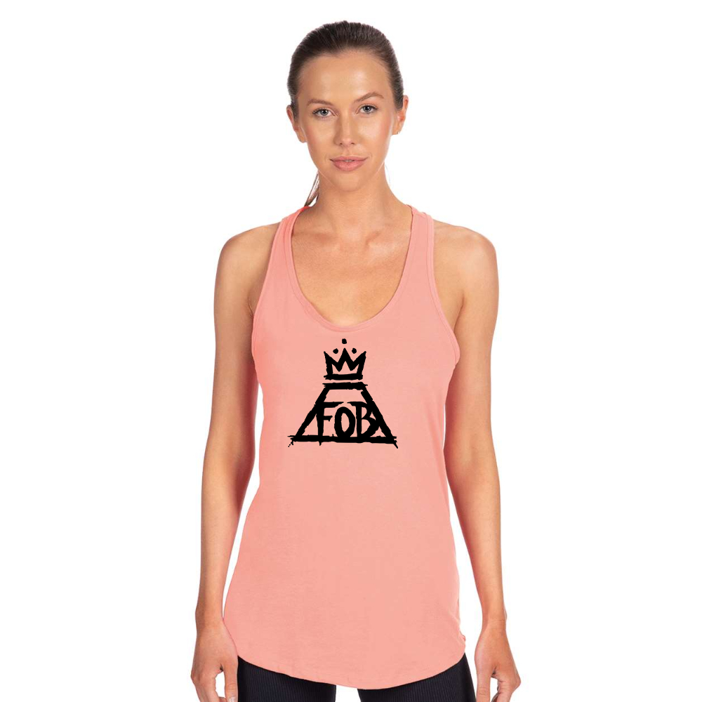 Women's Fall Out Boy Next Level Ideal Racerback Tank