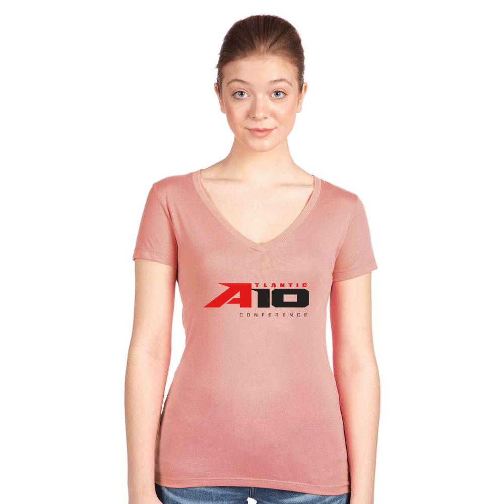 Women's Atlantic 10 Conference  Next Level V-Neck T-Shirt