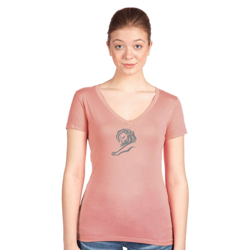 Women's Cannes Lions Next Level V-Neck T-Shirt