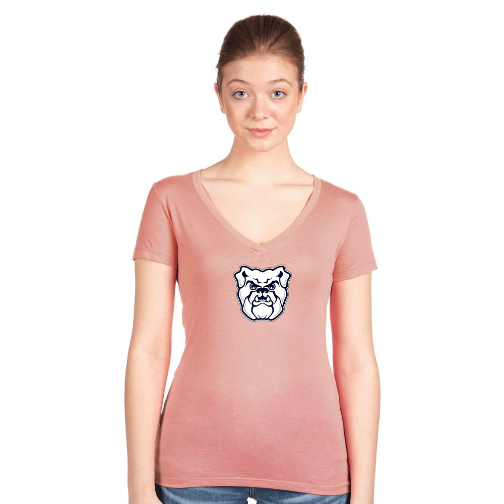 Women's Butler Bulldogs   Next Level V-Neck T-Shirt