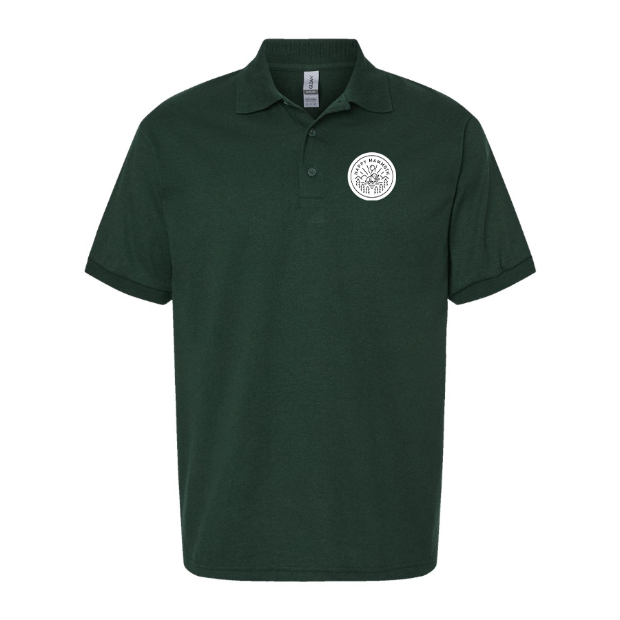 Men's Happy Mammoth Logo Dry Blend Polo