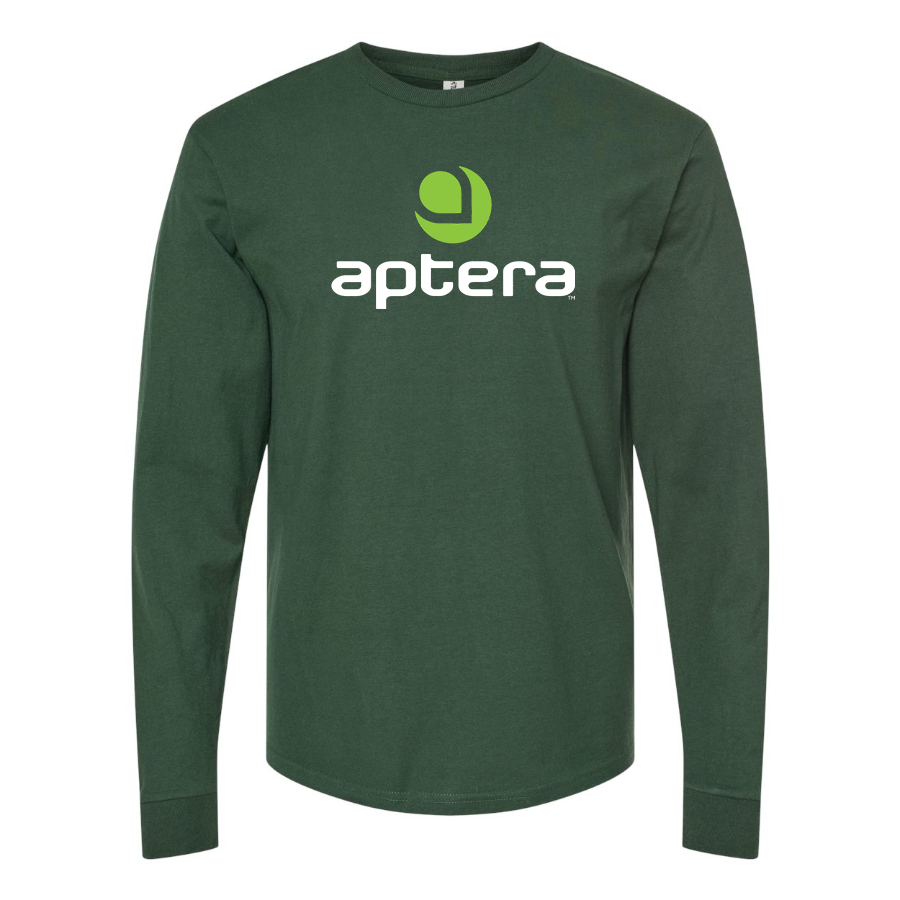 Men's  Aptera Motors Logo Cotton Long Sleeve T-Shirt