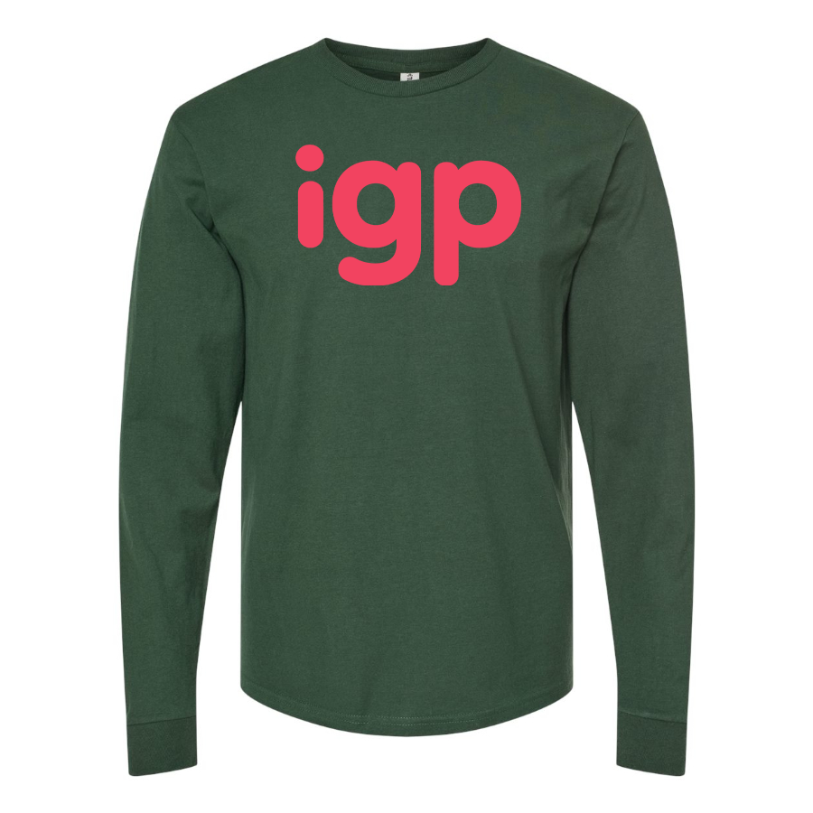 Men's Indian Gifts Portal  Logo Cotton Long Sleeve T-Shirt