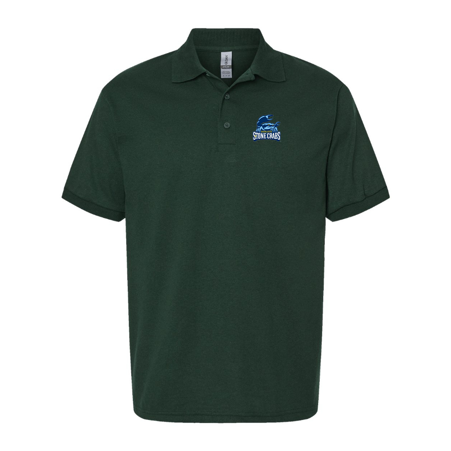Men's Charlotte Stone Crabs Logo Dry Blend Polo