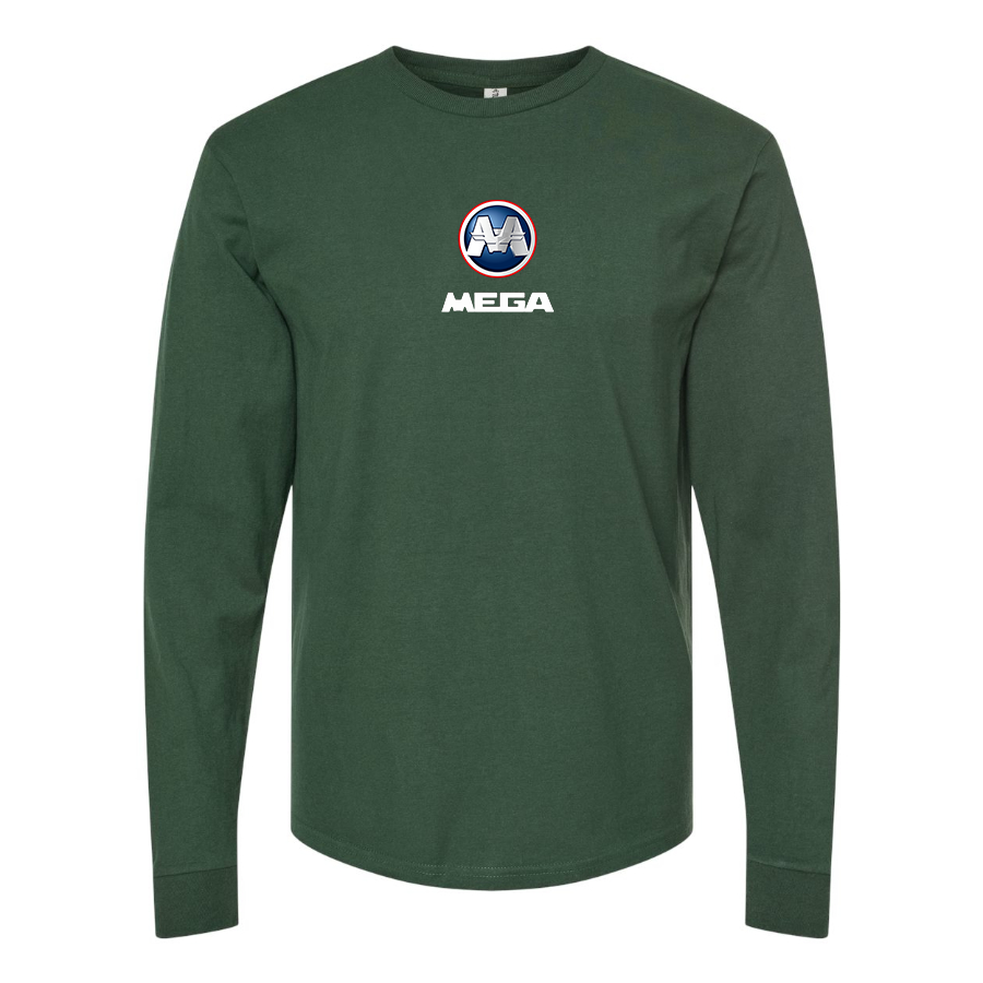 Men's Aixam Mega Logo Cotton Long Sleeve T-Shirt