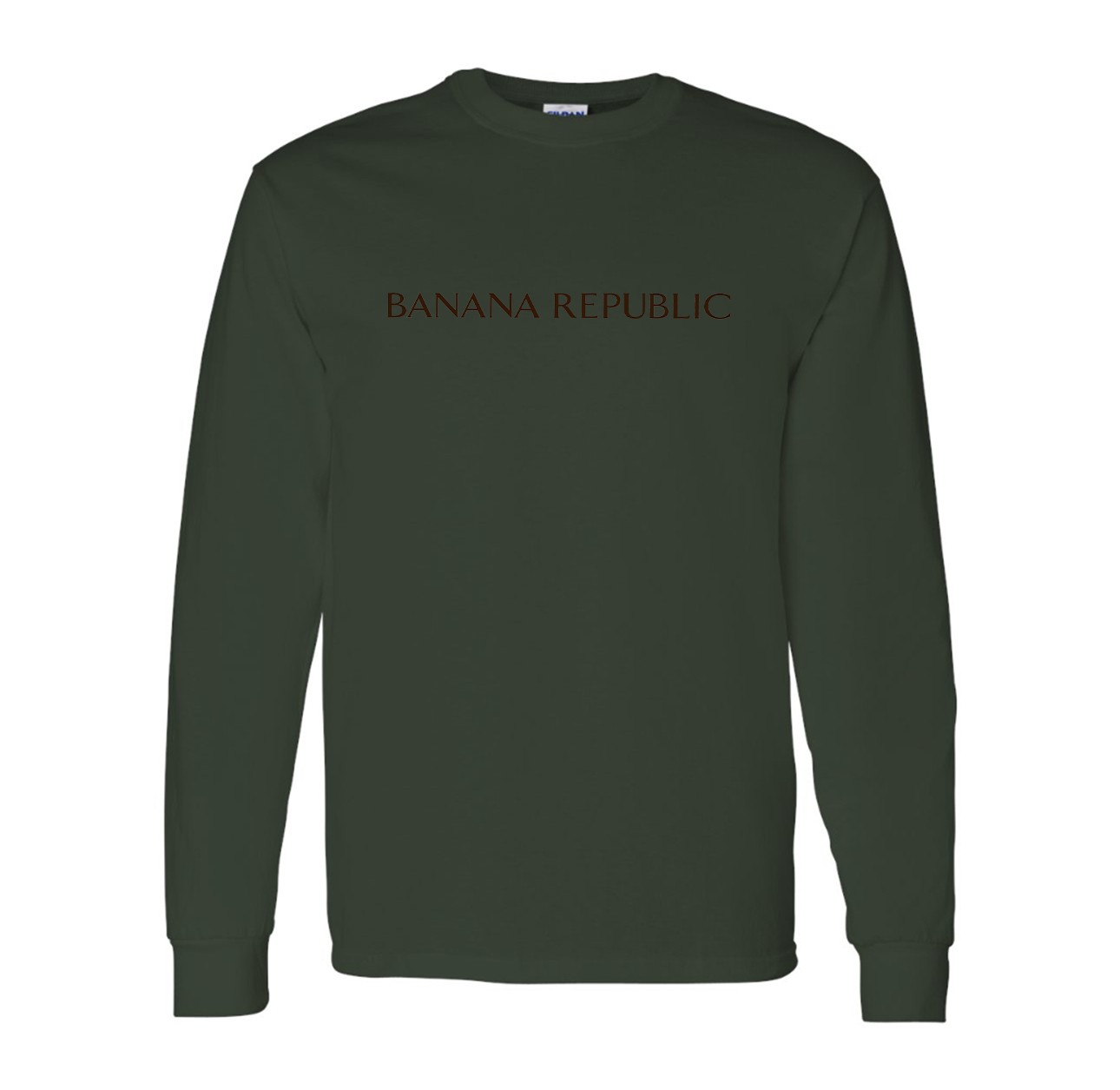 Men's Banana Republic Gildan Heavy Cotton Long Sleeve T-Shirt