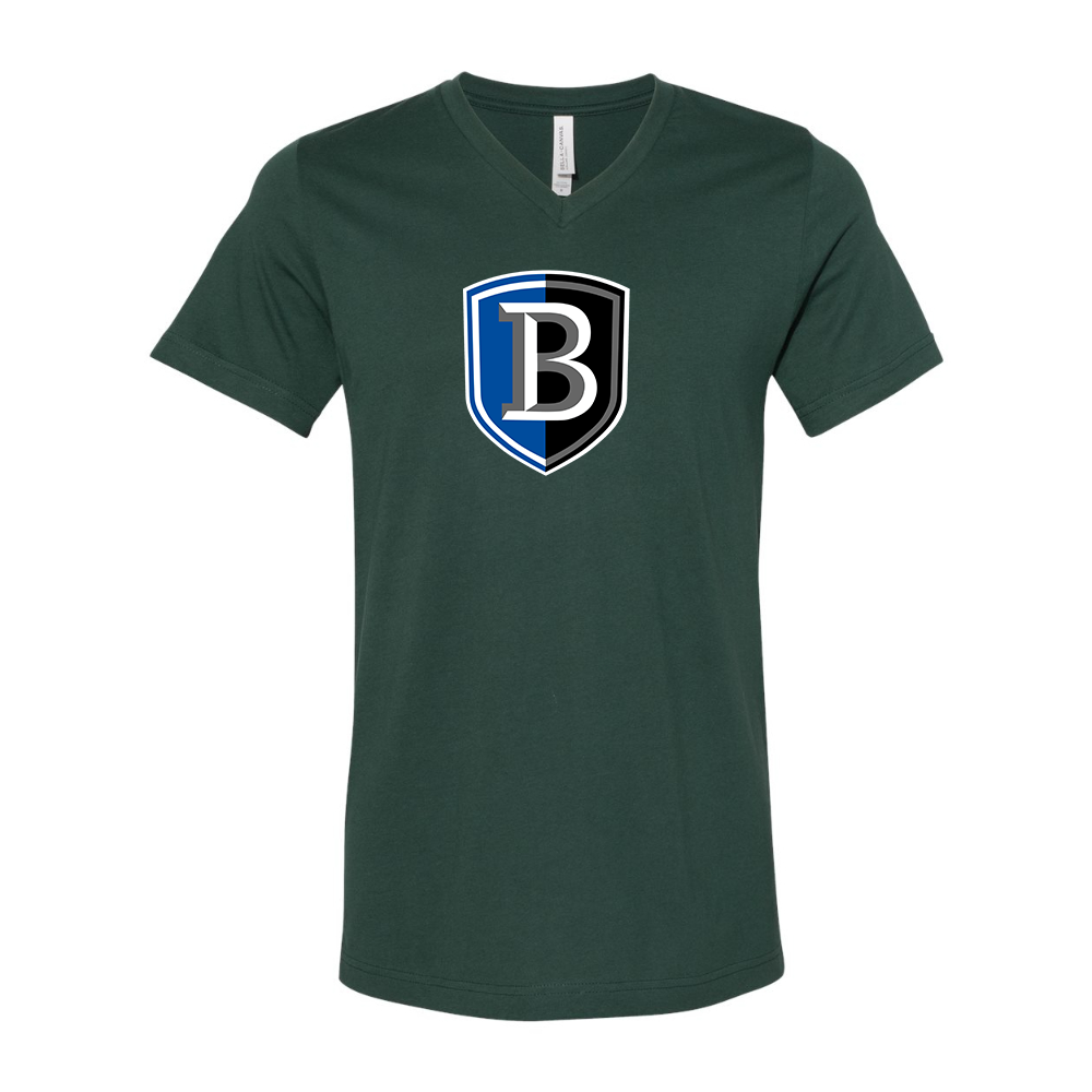 Bentley Falcons BELLA  CANVAS - Jersey V-Neck T-Shirt