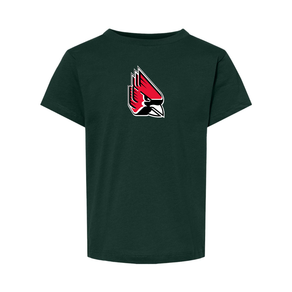 Ball State Cardinals BELLA  CANVAS Toddler Jersey Tee