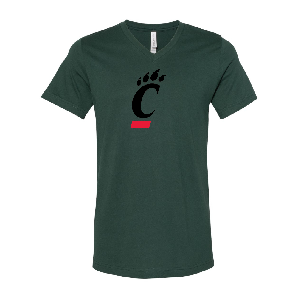 Cincinnati Bearcats BELLA  CANVAS - Jersey V-Neck T-Shirt