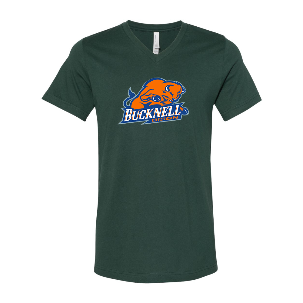 Bucknell Bison BELLA  CANVAS - Jersey V-Neck T-Shirt