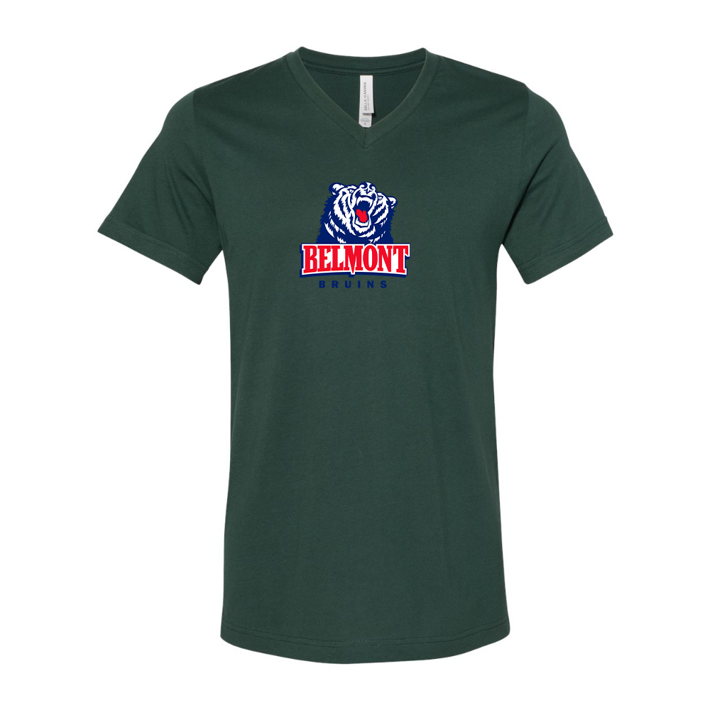 Belmont Bruins  BELLA  CANVAS - Jersey V-Neck T-Shirt