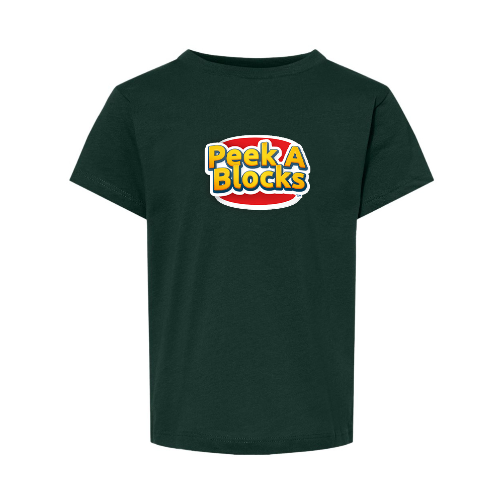 Peek A Blocks BELLA  CANVAS Toddler Jersey Tee