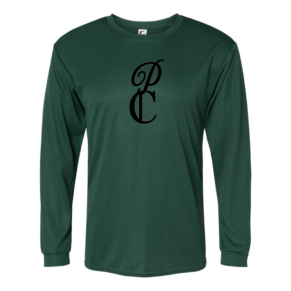 Men's P & C Black   Performance Long Sleeve T-Shirt