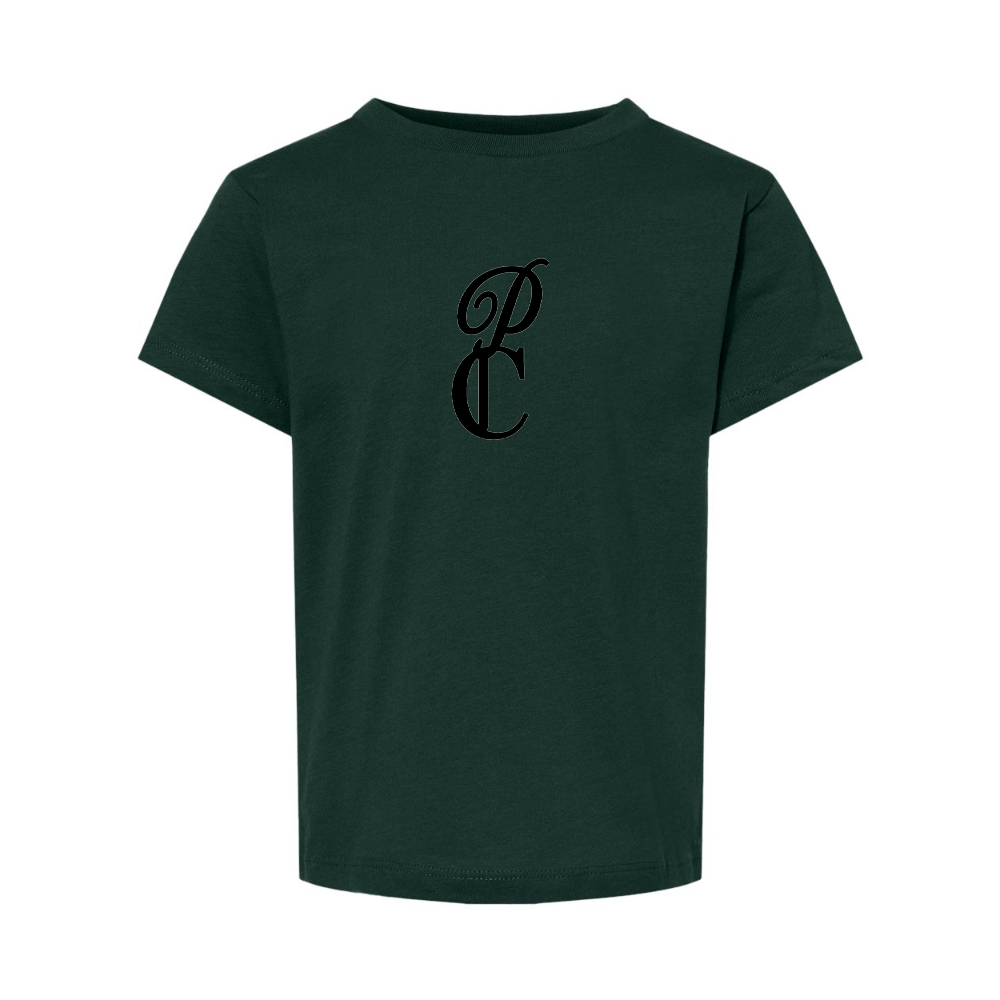 P & C Black BELLA  CANVAS Toddler Jersey Tee