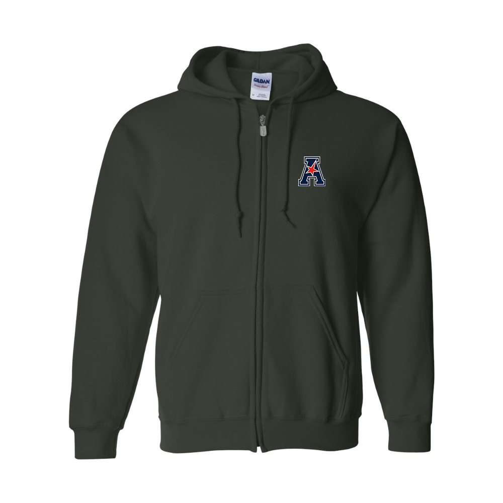 Men's  American Athletic Conference Gildan  Heavy Blend Full Zip Hooded Sweatshirt