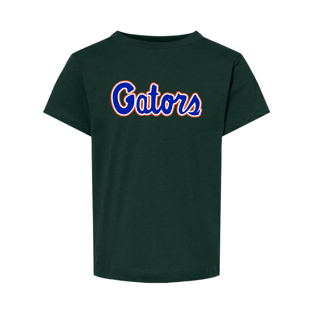 Florida Gators Script  BELLA  CANVAS Toddler Jersey Tee