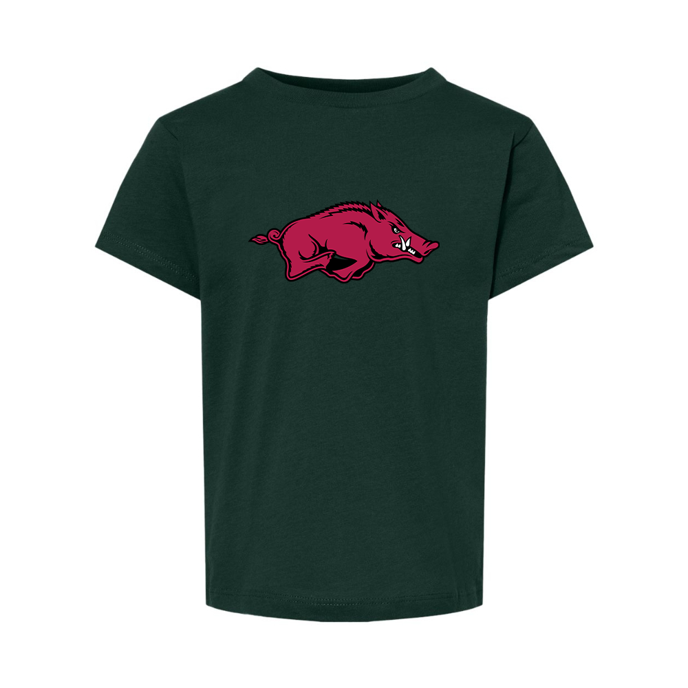 Arkansas Razorbacks BELLA  CANVAS Toddler Jersey Tee